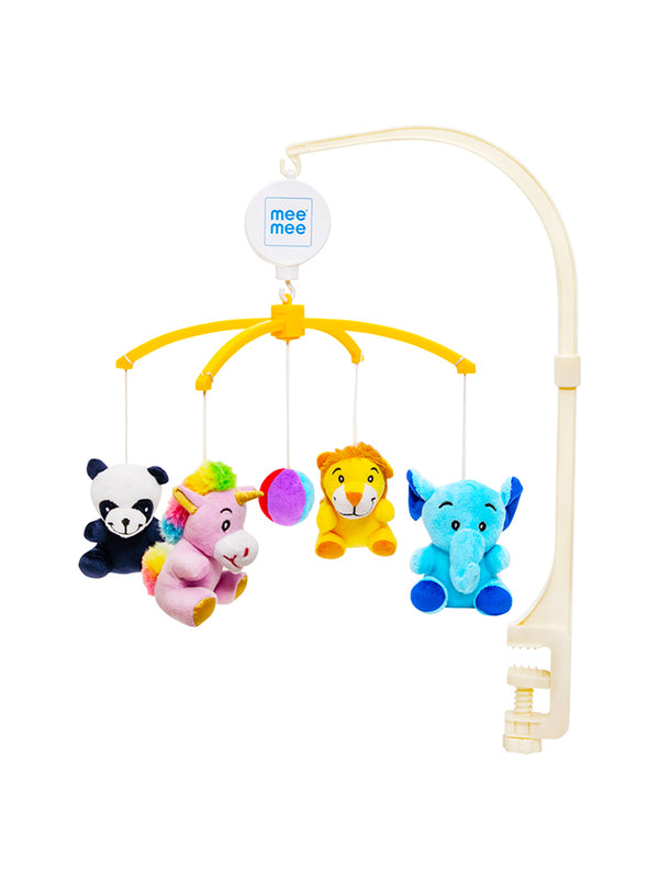 Mee Mee Musical Animal Cot Mobile (4-Toy Safari Theme)